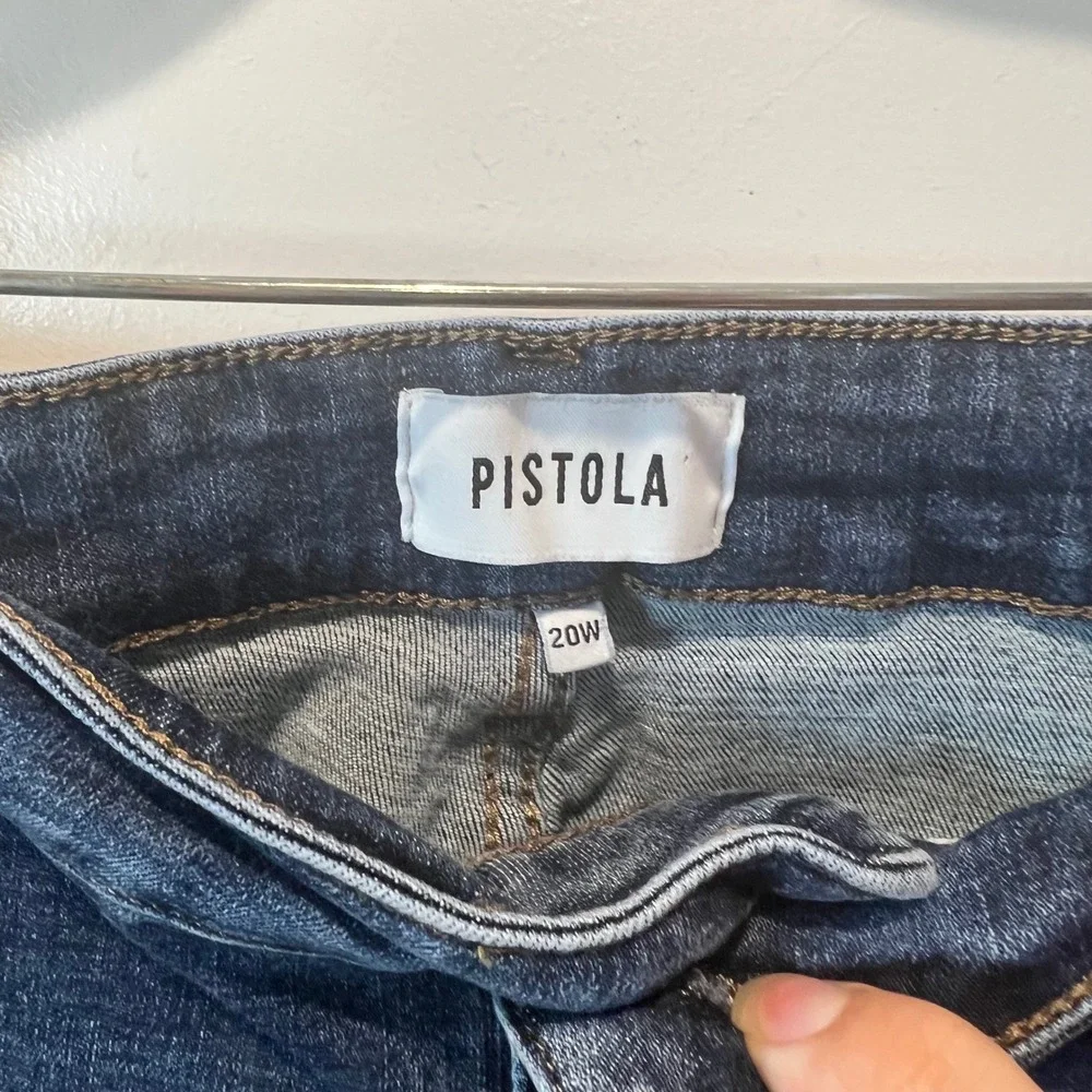 Pistola Womens Skinny Jeans High Rise Dark Wash‎ 20W